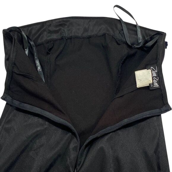 Vtg Zum Zum Niki Livas Maxi Dress | 3/4 | Black Beads | Prom Formal Dance Party - Picture 6 of 8